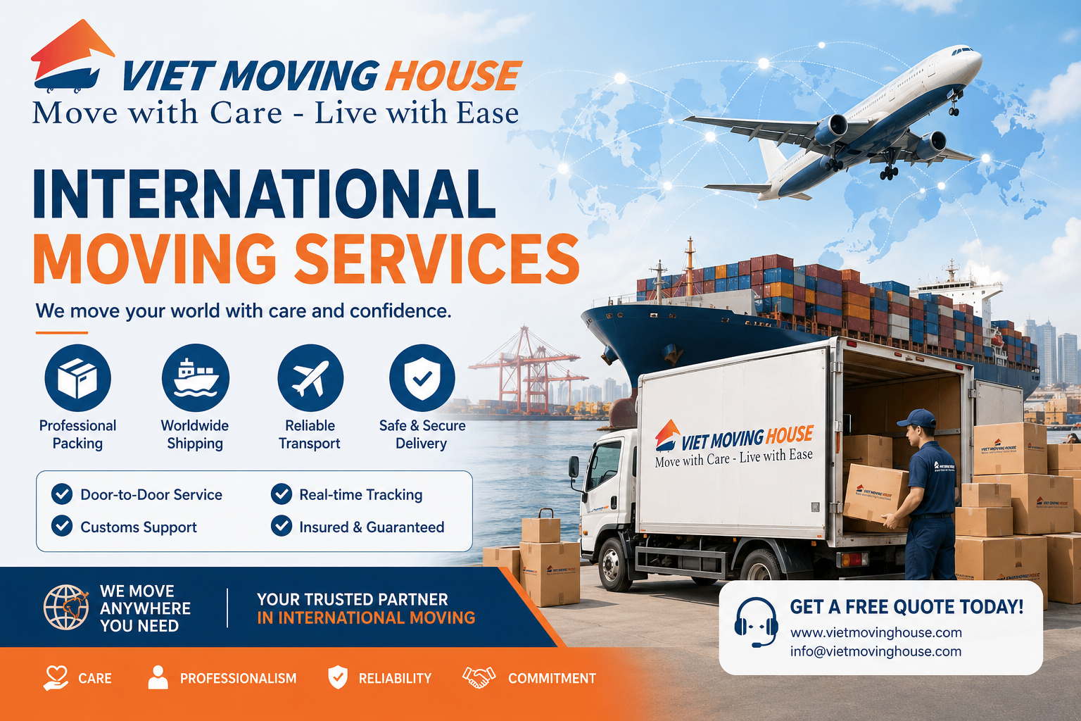 Export Packing Services For International Relocation