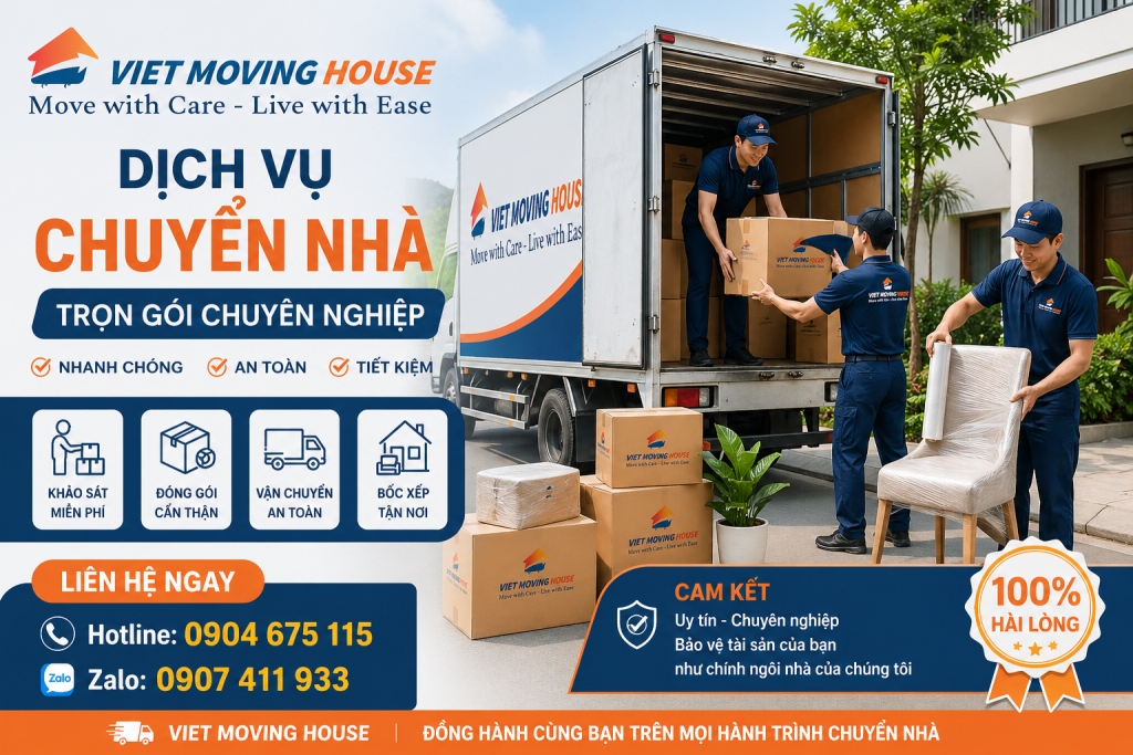 Vận chuyển nhà ở trọn gói chuyên nghiệp, an toàn, tiết kiệm