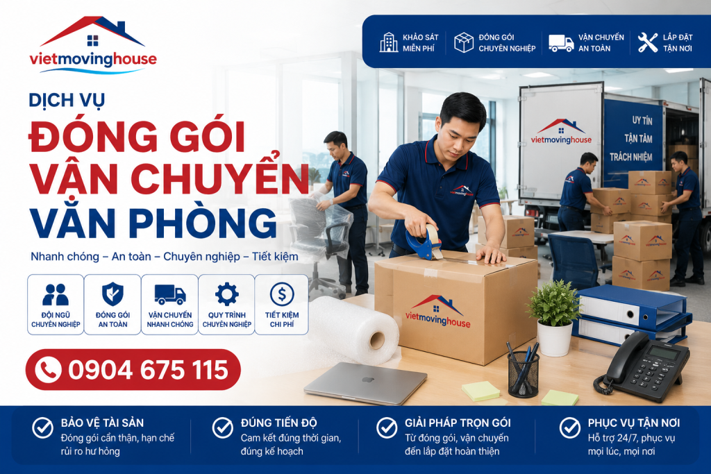 Dịch vụ đóng gói vận chuyển văn phòng