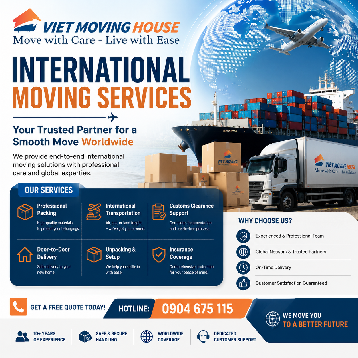 Packing Services For International Relocation