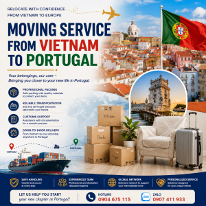Moving Service from Vietnam to Portugal