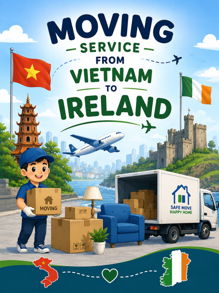 Moving Service from Vietnam to Ireland