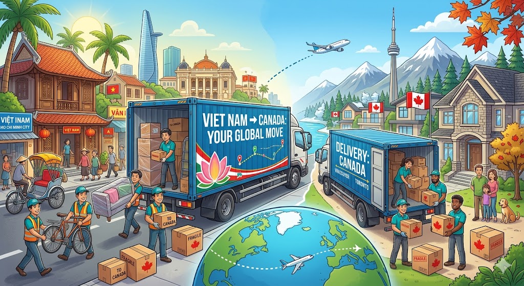 Moving Service from Vietnam to Canada