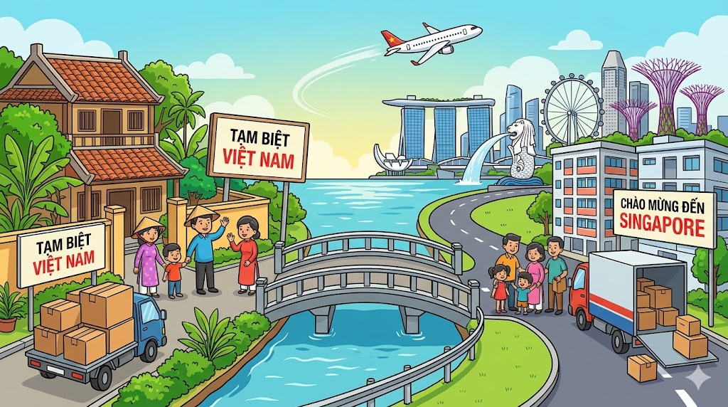 Dịch vụ chuyển nhà từ Việt Nam đi Singapore