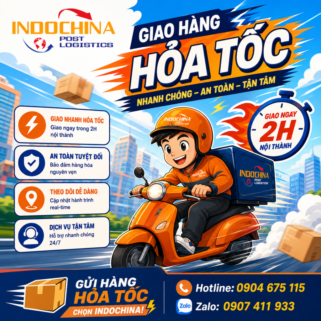 Dịch Vụ Hỏa Tốc - Giải Pháp Vận Chuyển Nhanh Cho Hàng Hóa Cần Ưu Tiên