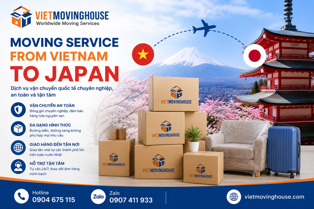 Moving Service from Vietnam to Japan