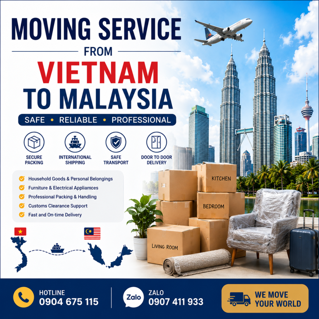 Moving Service from Vietnam to Malaysia