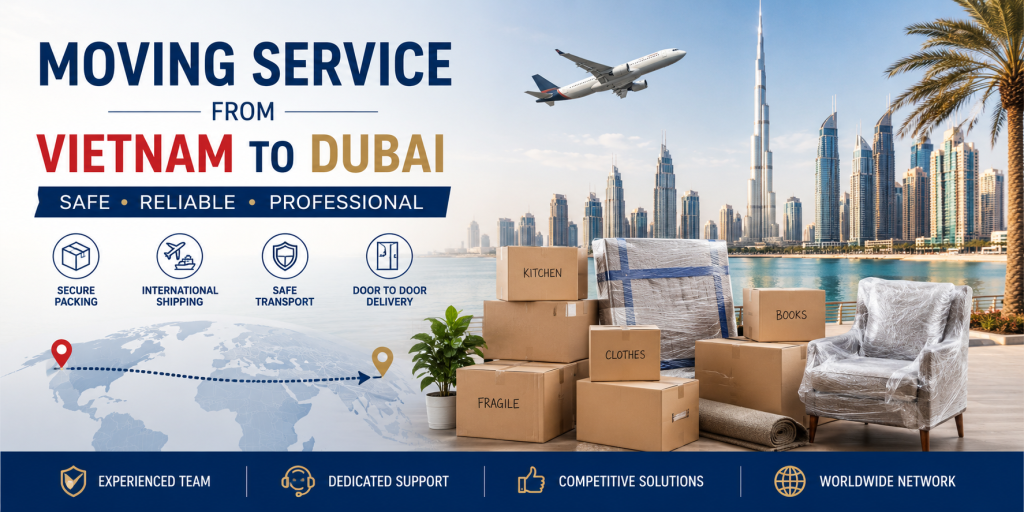 Moving Service from Vietnam to Dubai