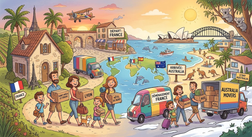 Moving Service from France to Australia
