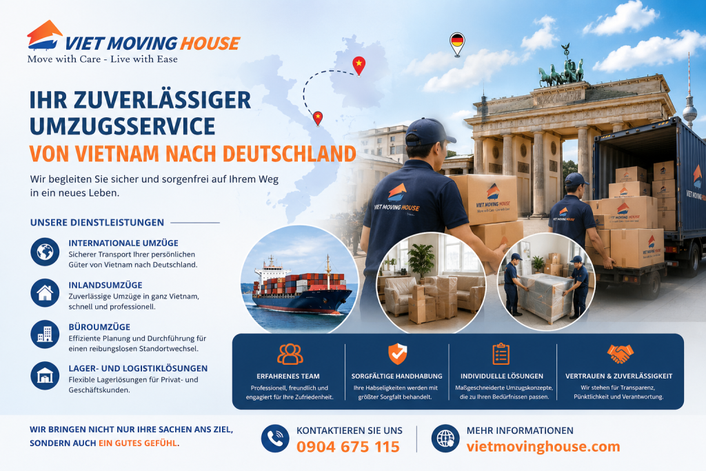 Moving Service from Vietnam to Germany